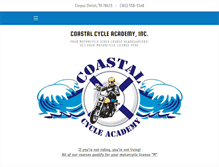 Tablet Screenshot of coastalcycleacademy.com